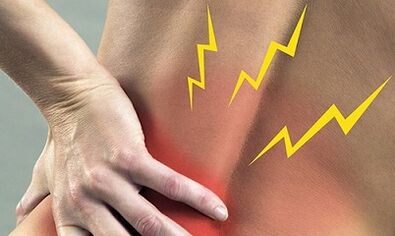Az ágyéki osteochondrosis tünetei